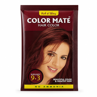 Краска для волос Колор Мейт Бургунди 9.3 (Color Mate Hair Color Burgundy 9.3), порошок в саше, 15 г - Color Mate AUU0148 фото