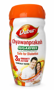 Чаванпраш Потрійний Імунітет без цукору (Chyawanprash 3 times Immunity sugar free) паста, 900 г - Dabur AUI00021 фото